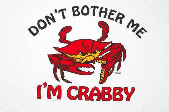 Being a crabby bitch is just part of my charm funny bumper sticker decals stickers karibu